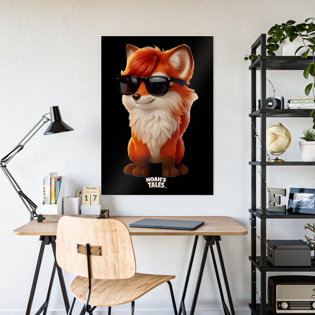Noah’s Tales™ Ember Poster Fox Art Print Home Decor Kids Room Wall Art Gift for Animal Lovers