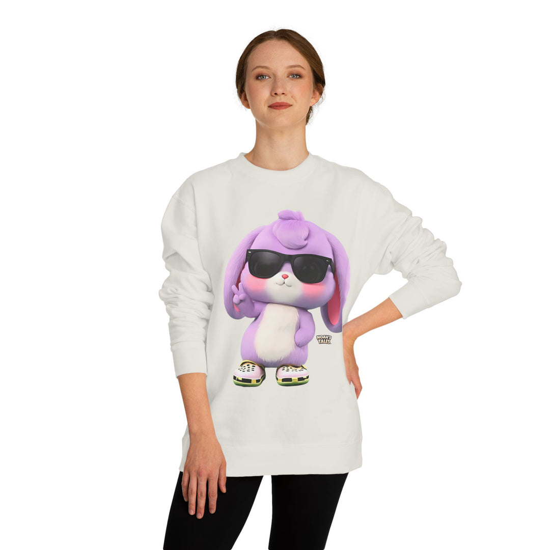 Noah’s Tales™ Cool Lilac Women's Crew Neck Sweatshir