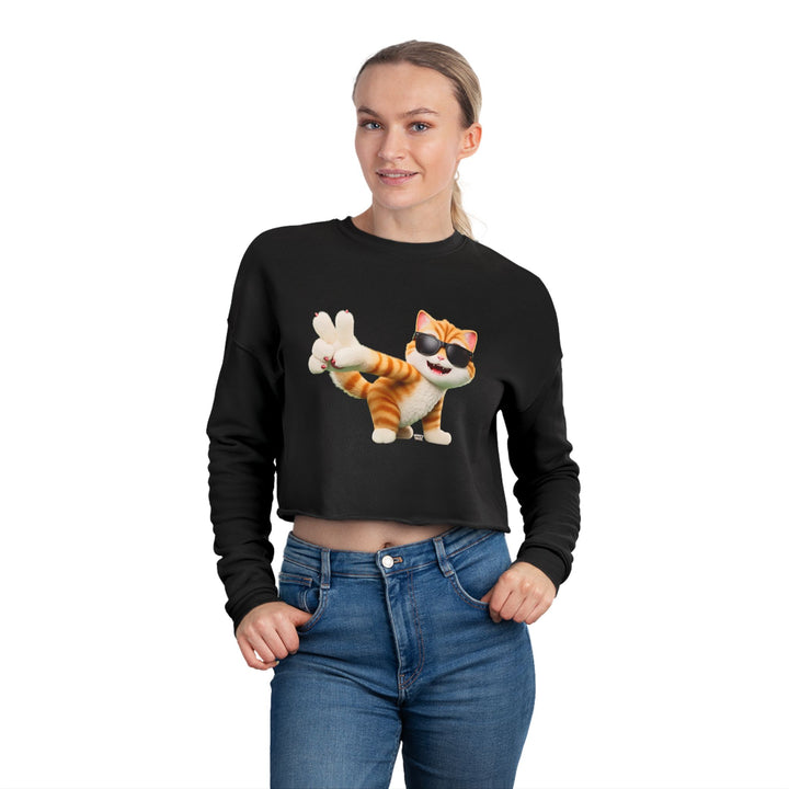 Noah’s Tales™ Cool Tommy Women's Cropped Sweatshirt