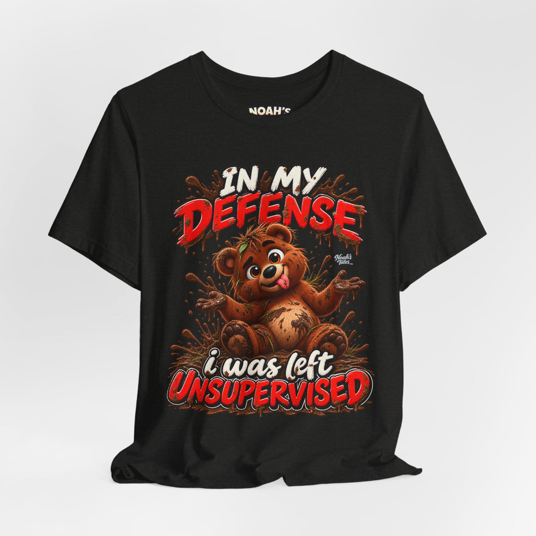 Noah’s Tales™ In My Defense I Was Left Unsupervised | Baxter Men's T-Shirt