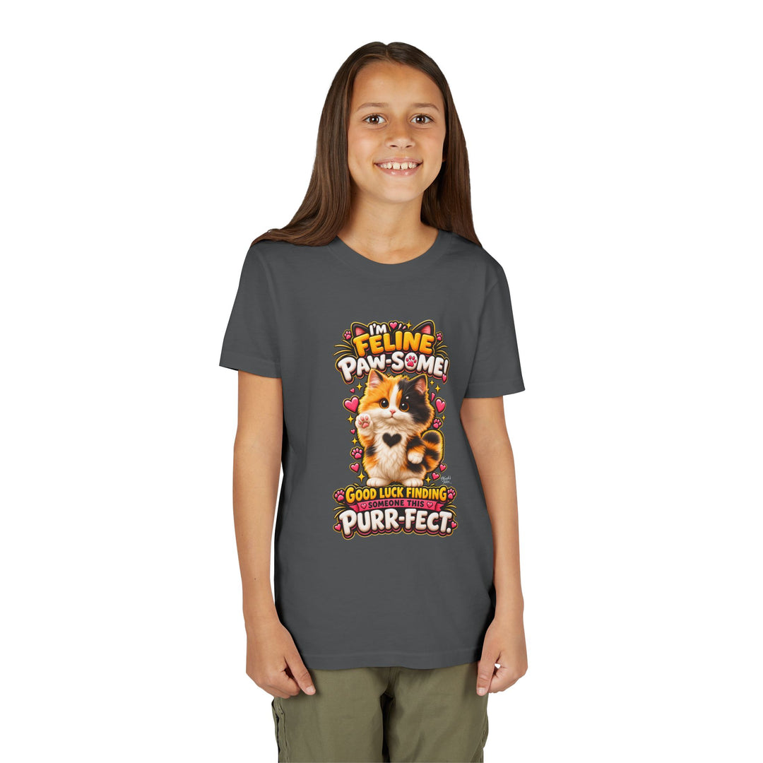 Noah’s Tales™ I’m Feline Paw-Some | Tommy Girl's Bella T-Shirt