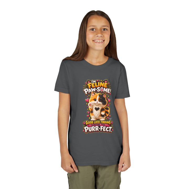 Noah’s Tales™ I’m Feline Paw-Some | Tommy Girl's Bella T-Shirt