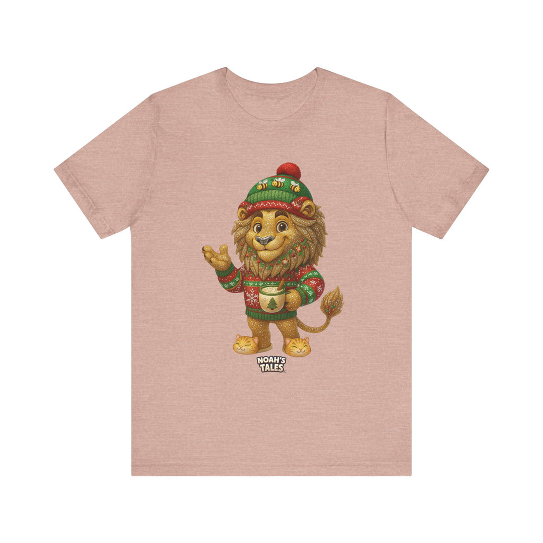 Noah’s Tales™ Christmas Leo Men's Bella T-Shirt
