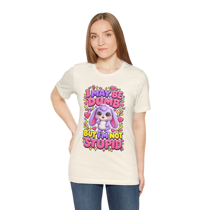 Noah’s Tales™ I May Be Dumb But I’m Not Stupid | Lilac Women's Bella T-Shirt