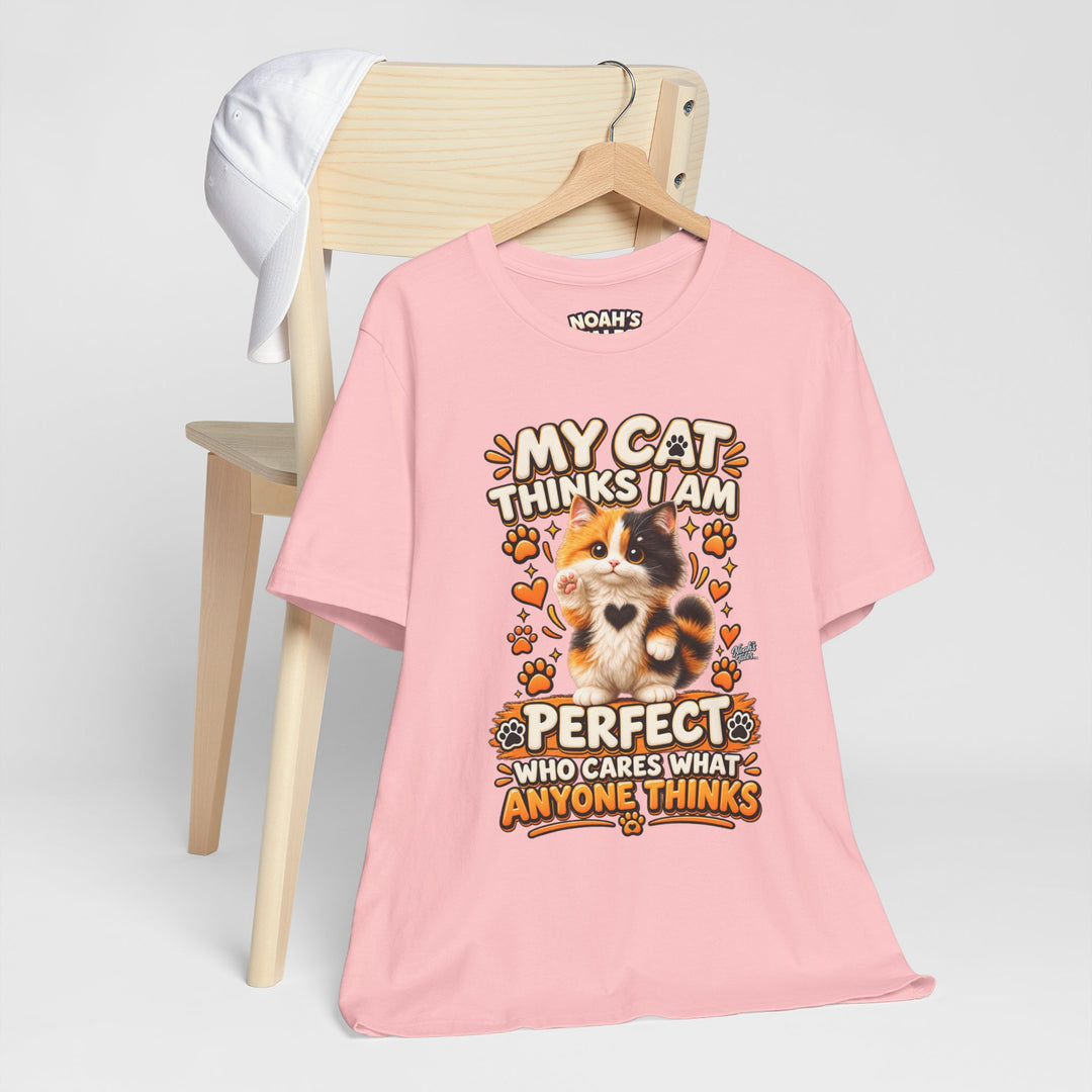 Noah’s Tales™ My Cat Thinks I Am Perfect | Tommy Women's Bella T-Shirt