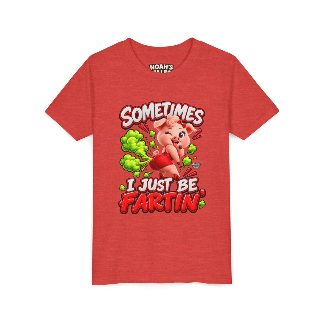 Noah’s Tales™ Sometimes I Just Be Fartin’ | Pip Girlfriend Girl's Bella T-Shirt