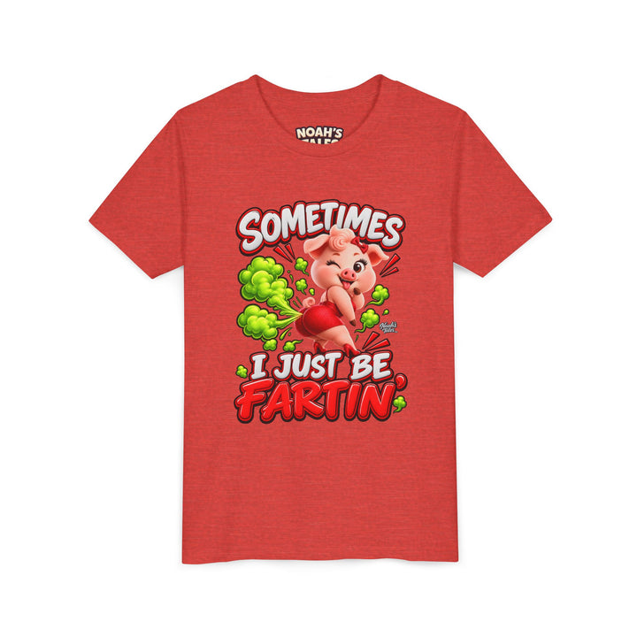 Noah’s Tales™ Sometimes I Just Be Fartin’ | Pip Girlfriend Girl's Bella T-Shirt