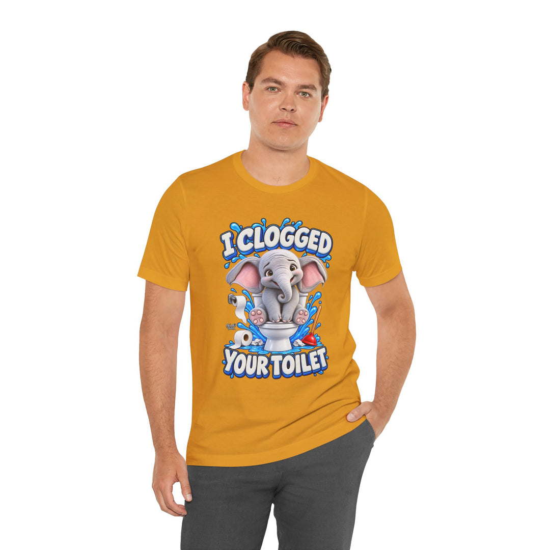 Noah’s Tales™ I Clogged Your Toilet | Ellie Belle Men's T-Shirt