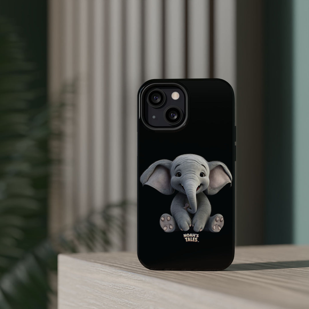 Noah’s Tales™ Noah Elephant Magnetic Tough Cases | Cute Elephant Phone Cover