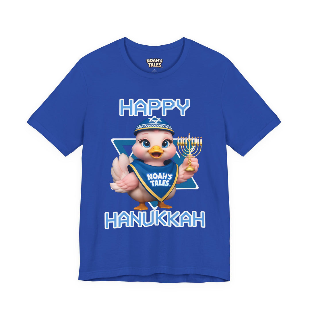 Noah’s Tales™ Happy Hanukkah Luna Women's Bella T-Shirt