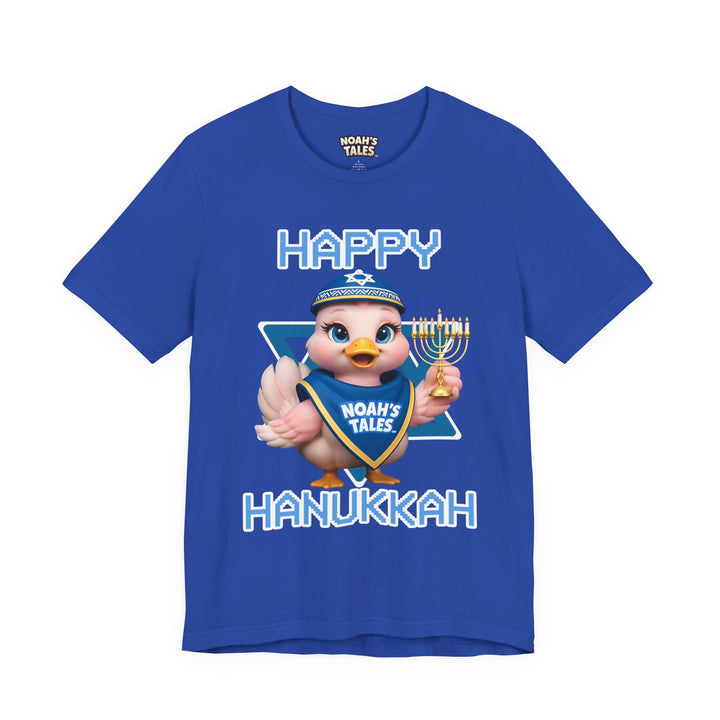 Noah’s Tales™ Happy Hanukkah Luna Women's Bella T-Shirt