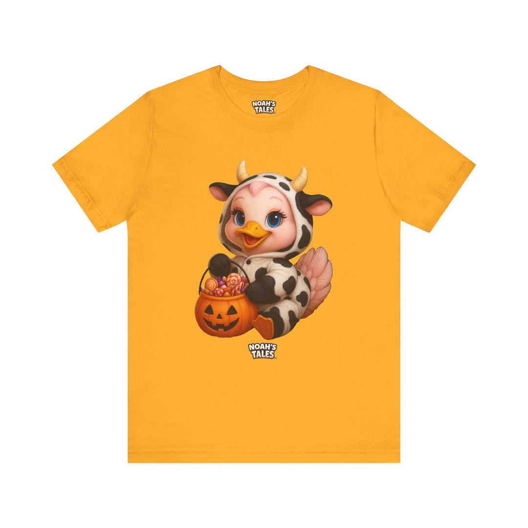 Noah’s Tales™ Cow Halloween Costume Luna Men's Bella T-Shirt