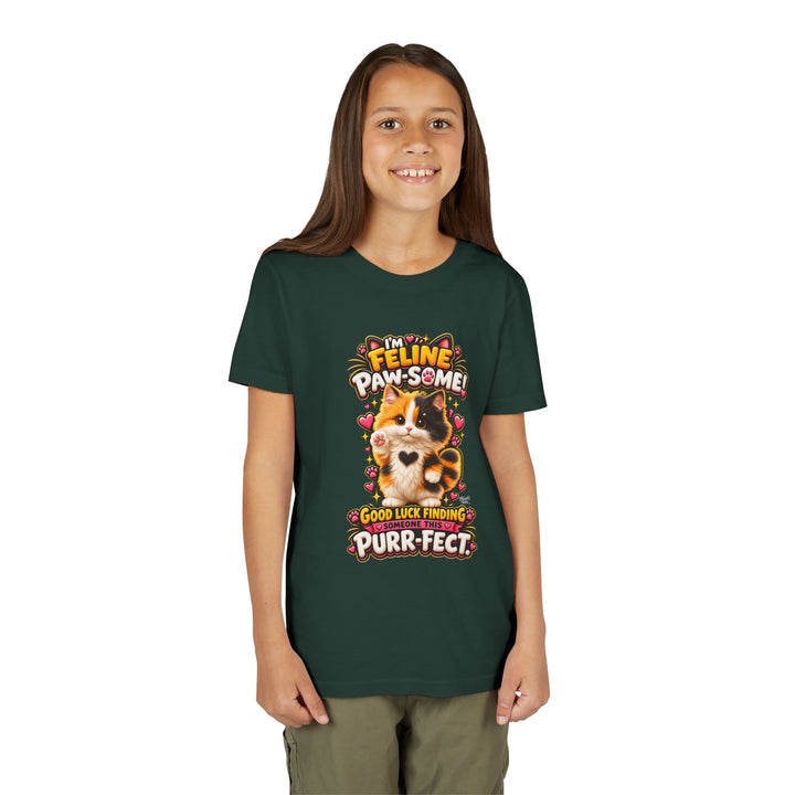 Noah’s Tales™ I’m Feline Paw-Some | Tommy Girl's Bella T-Shirt