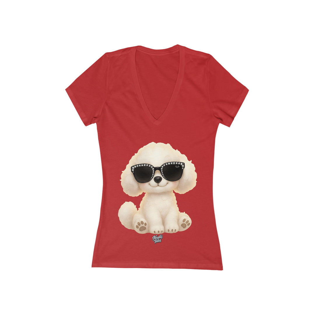 Noah’s Tales™ Coco Women's V-Neck Bella T-Shirt