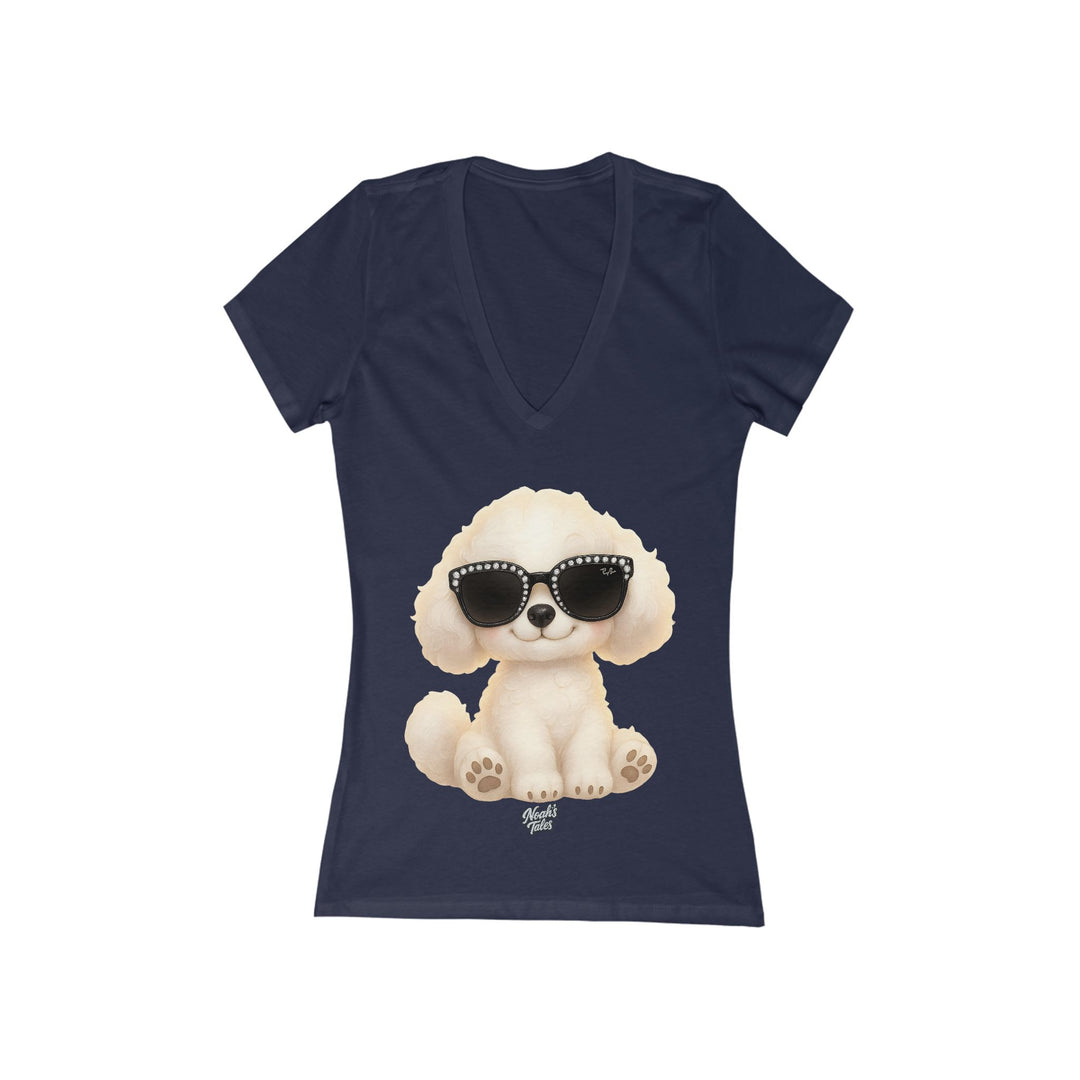 Noah’s Tales™ Coco Women's V-Neck Bella T-Shirt