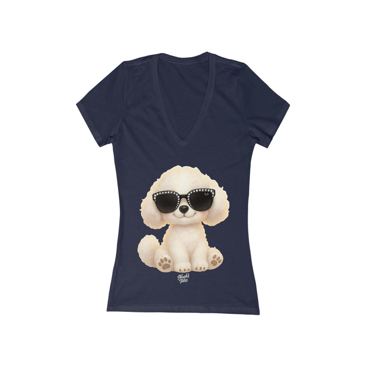 Noah’s Tales™ Coco Women's V-Neck Bella T-Shirt