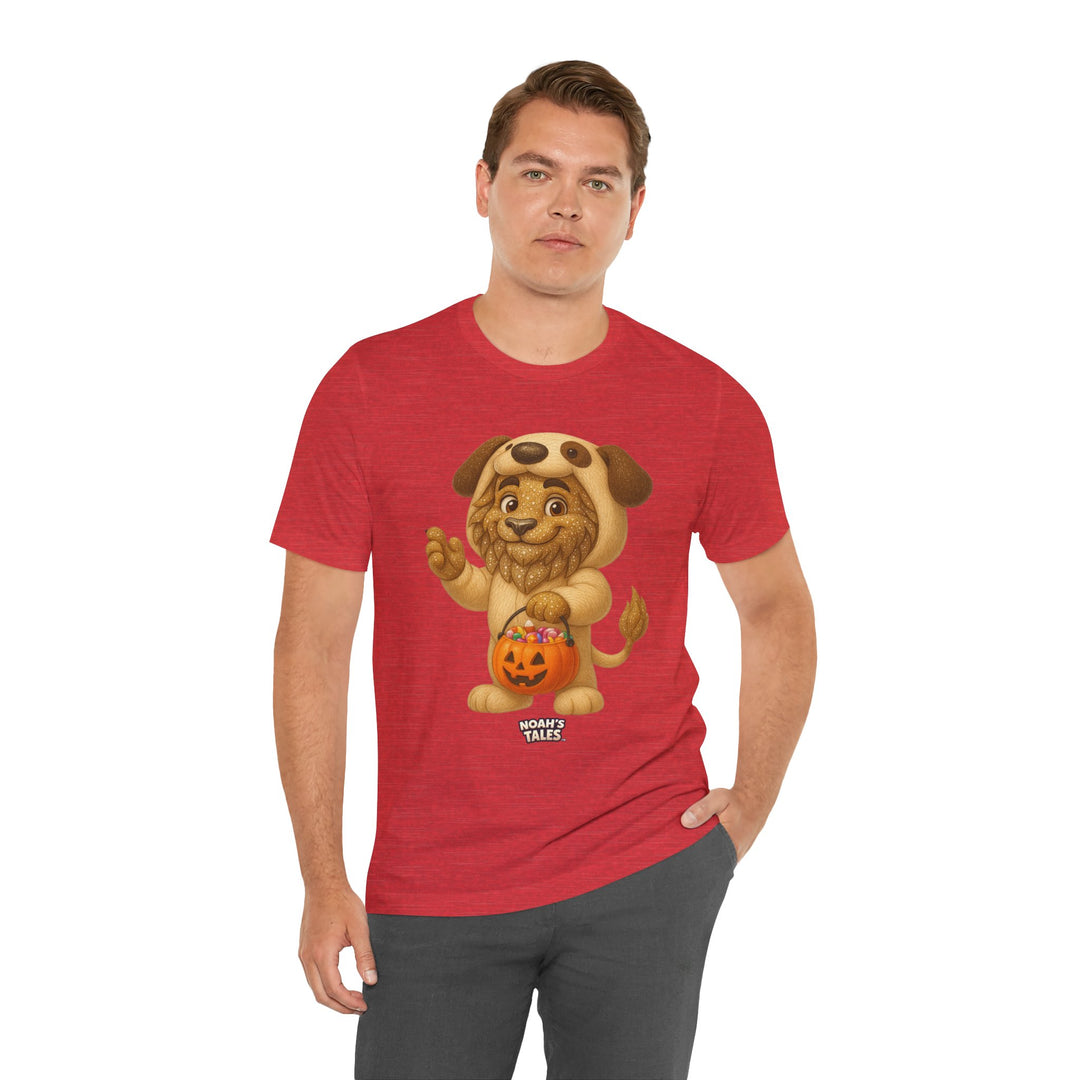 Noah’s Tales™ Halloween Leo Men's Bella T-Shirt