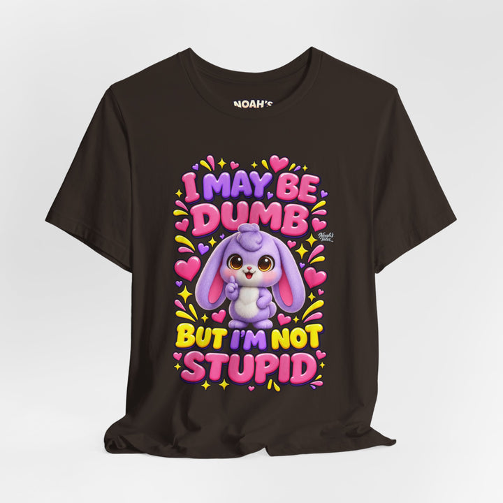 Noah’s Tales™ I May Be Dumb But I’m Not Stupid | Lilac Men's T-Shirt