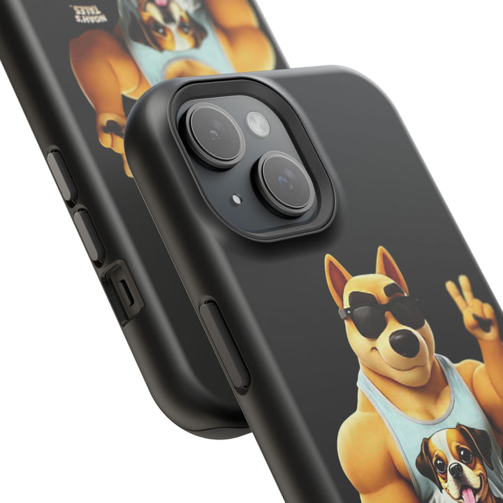 Noah’s Tales™ Ranger Magnet Phone Case Pet Lover Phone Cover Funny Phone Case Unique Gift for Dog Owners Quirky Dog Design