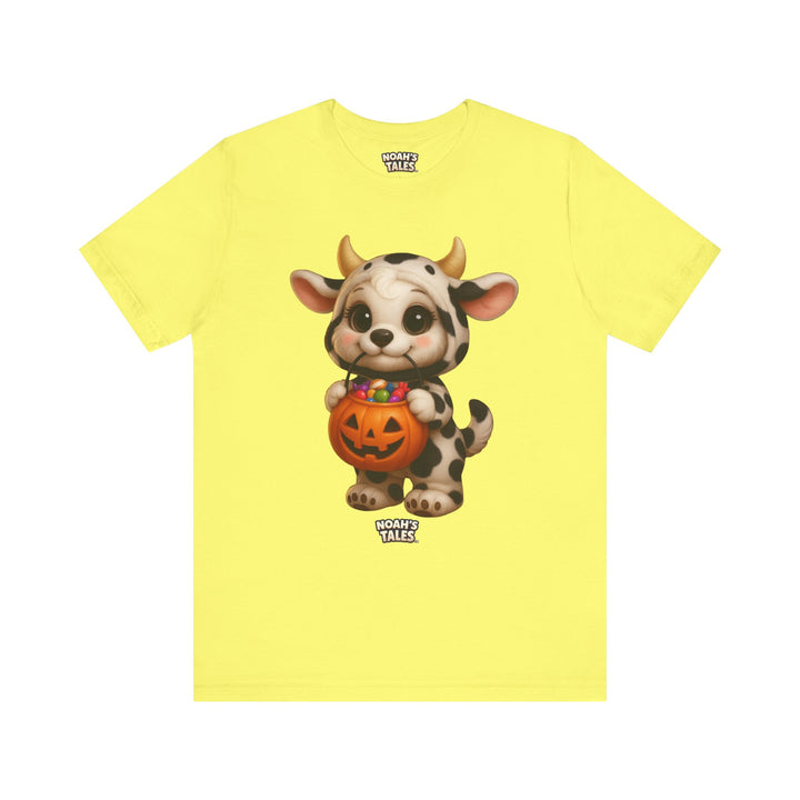 Noah’s Tales™ Cow Halloween Costume Coco Men's Bella T-Shirt
