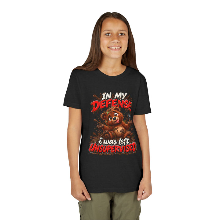 Noah’s Tales™ In My Defense I Was Left Unsupervised | Baxter Girl's Bella T-Shirt
