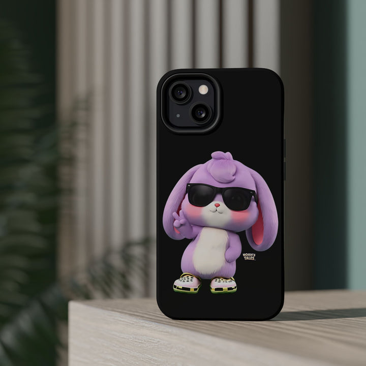 Noah’s Tales™ Lilac Phone Case Vibrant Protective cover Fun Gift for Kids and Teens Unique Cartoon Design