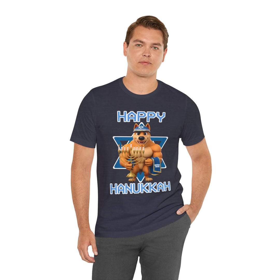 Noah’s Tales™ Happy Hanukkah Ranger Men's Bella T-Shirt