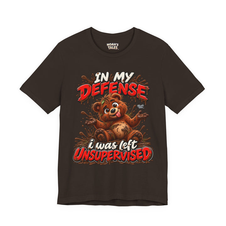Noah’s Tales™ In My Defense I Was Left Unsupervised | Baxter Women's Bella T-Shirt