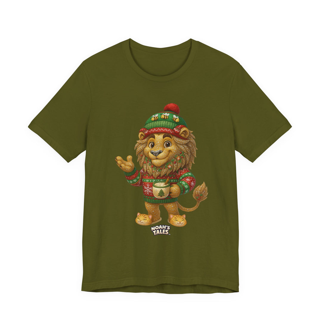 Noah’s Tales™ Christmas Leo Women's Bella T-Shirt