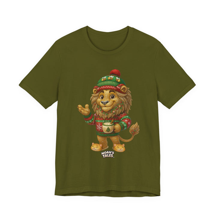Noah’s Tales™ Christmas Leo Women's Bella T-Shirt