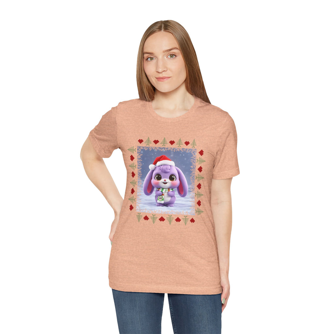 Noah’s Tales™ Lilac Christmas Women's Bella T-Shirt