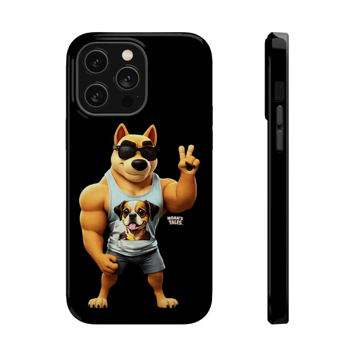 Noah’s Tales™ Ranger Magnet Phone Case Pet Lover Phone Cover Funny Phone Case Unique Gift for Dog Owners Quirky Dog Design
