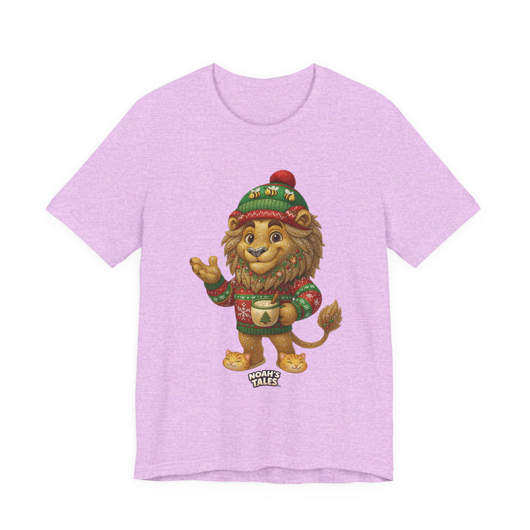 Noah’s Tales™ Christmas Leo Women's Bella T-Shirt