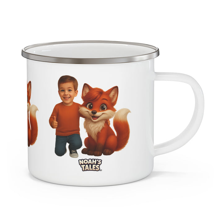 Noah’s Tales™ Personalized Enamel Camping Mug