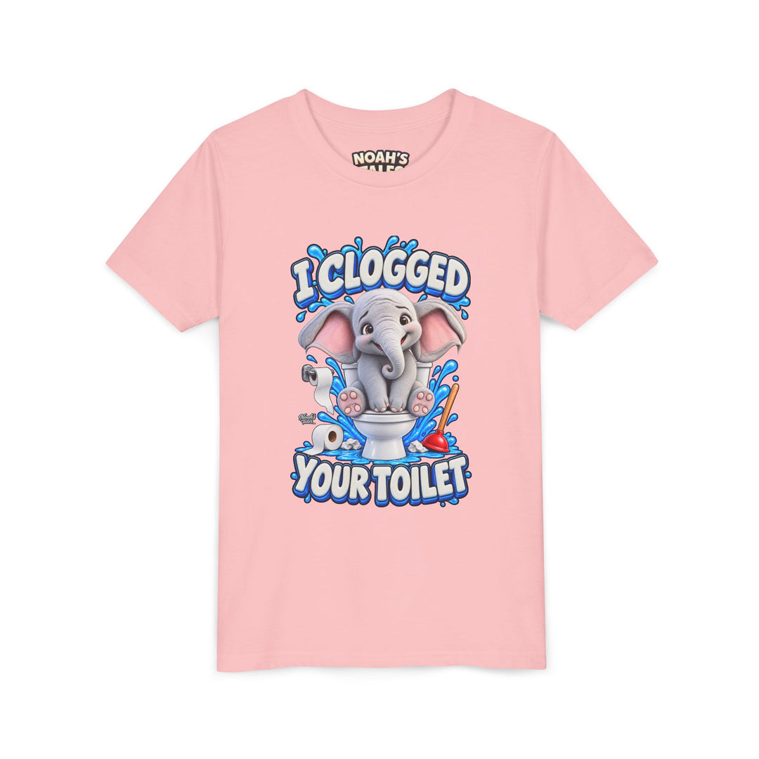 Noah’s Tales™ I Clogged Your Toilet | Ellie Belle Girl's Bella T-Shirt