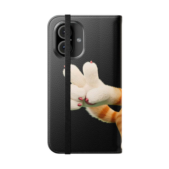 Noah’s Tales™ Tommy Flip Case Cartoon Phone Cover Pet Lover Gift Trendy Smartphone Wallet Animal Print Case