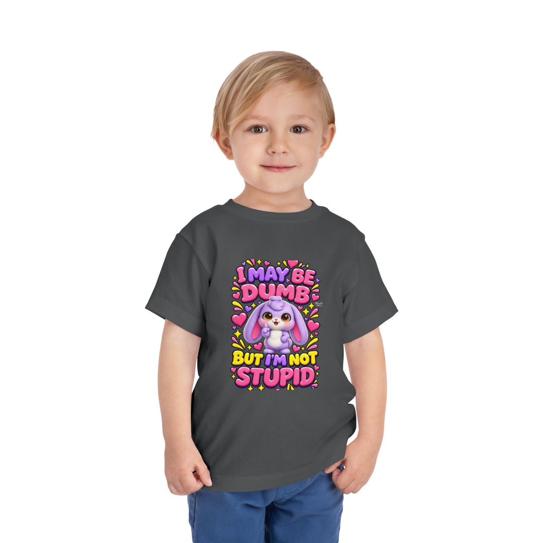 Noah’s Tales™ I May Be Dumb But I’m Not Stupid | Lilac Boy's T-Shirt