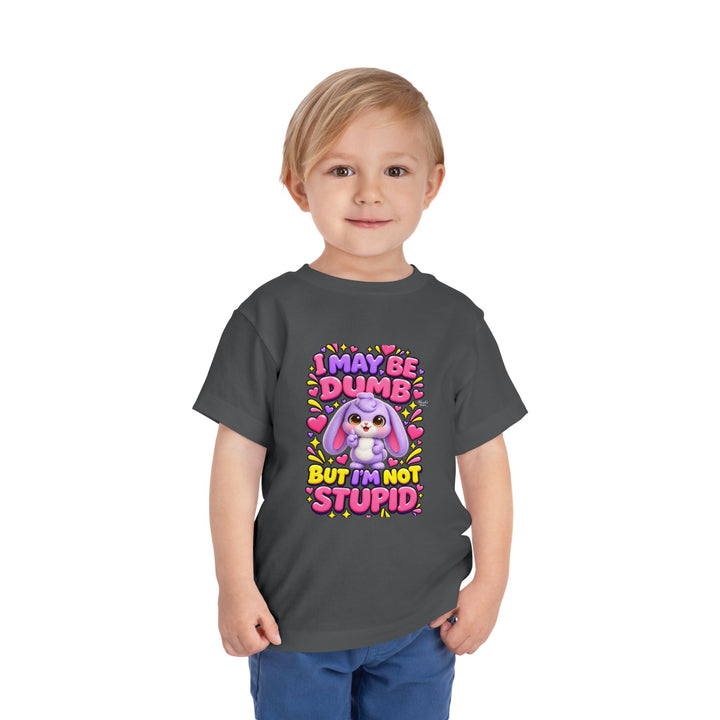 Noah’s Tales™ I May Be Dumb But I’m Not Stupid | Lilac Boy's T-Shirt