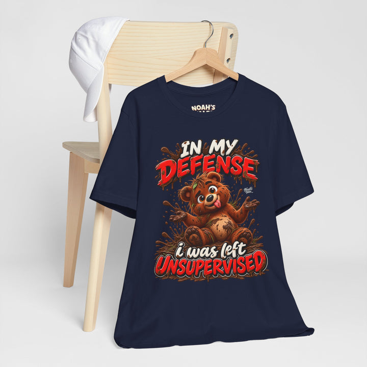 Noah’s Tales™ In My Defense I Was Left Unsupervised | Baxter Women's Bella T-Shirt