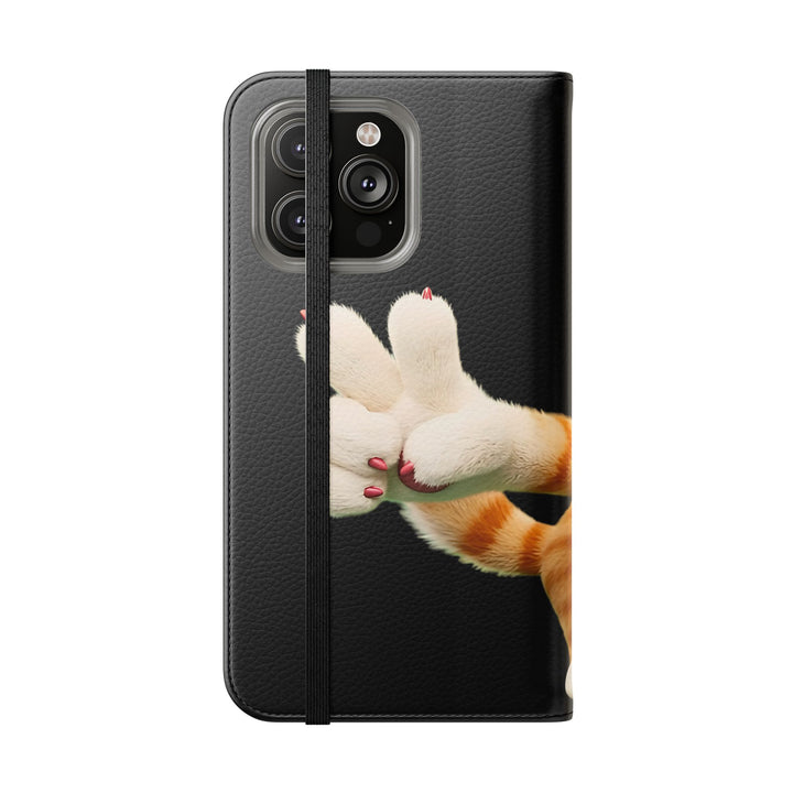 Noah’s Tales™ Tommy Flip Case Cartoon Phone Cover Pet Lover Gift Trendy Smartphone Wallet Animal Print Case