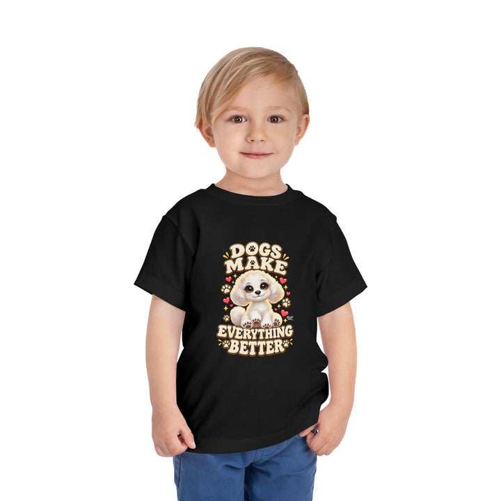 Noah’s Tales™ Dogs Make Everything Better | Coco Boy's T-Shirt
