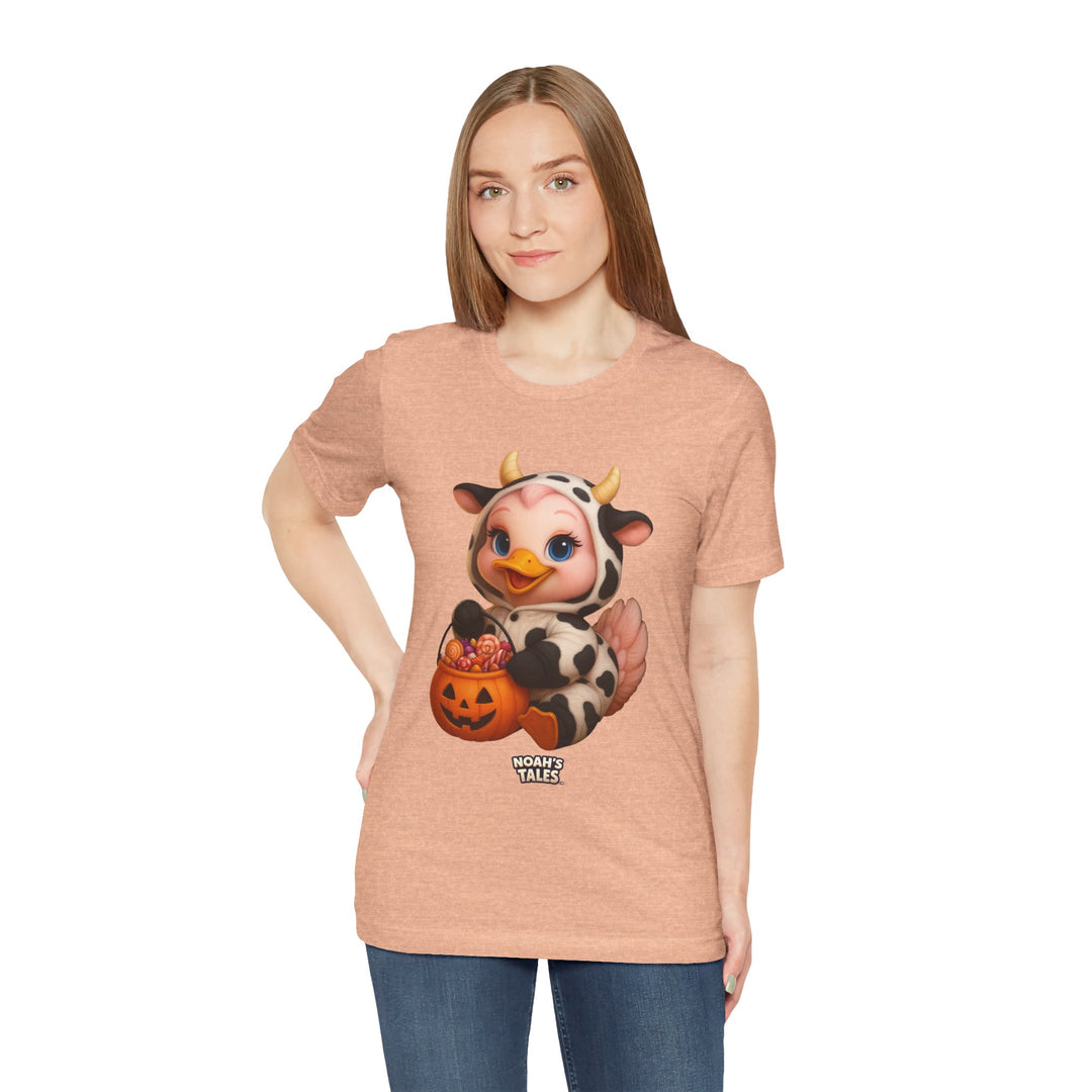 Noah’s Tales™ Cow Halloween Costume Luna Women's Bella T-Shirt