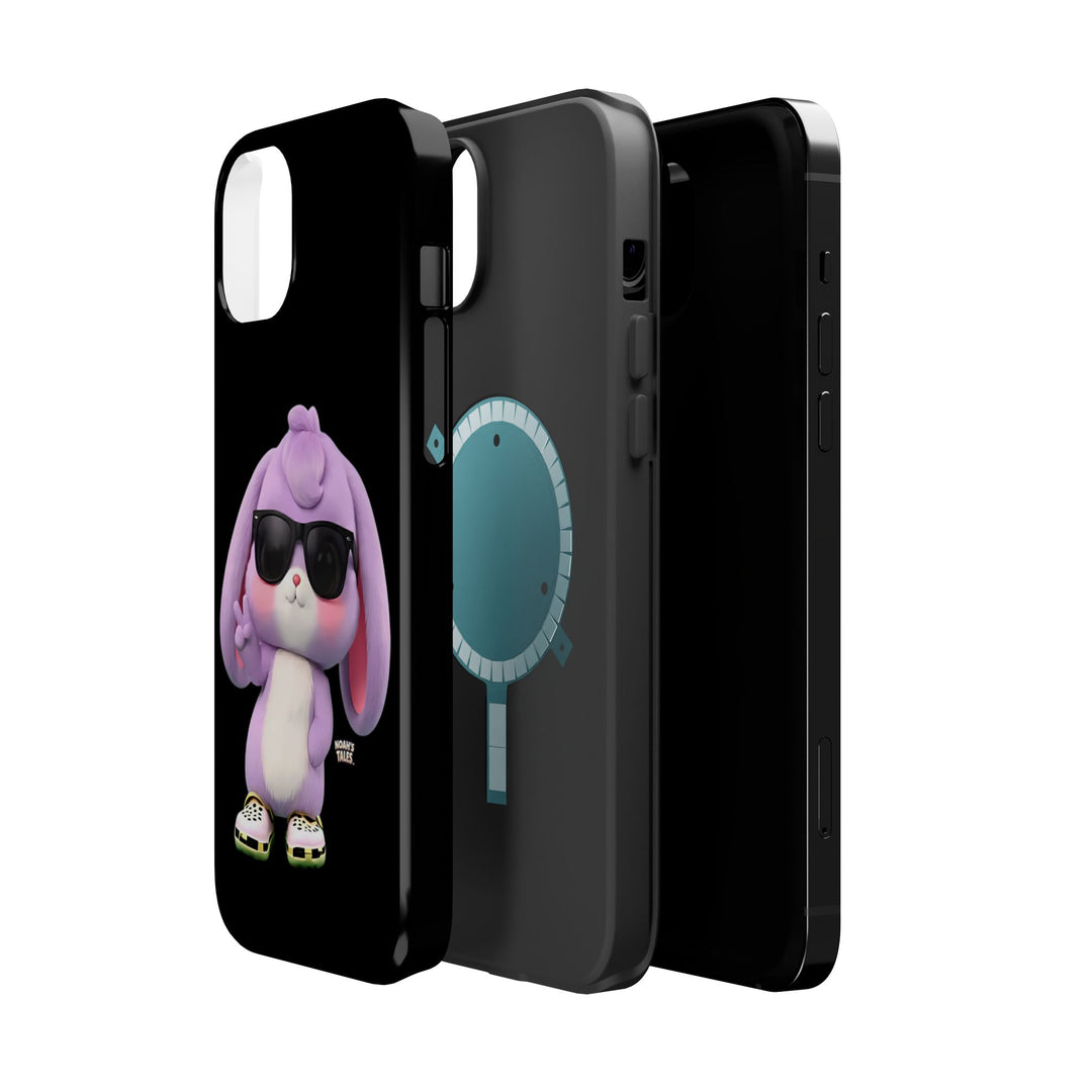 Noah’s Tales™ Lilac Phone Case Vibrant Protective cover Fun Gift for Kids and Teens Unique Cartoon Design