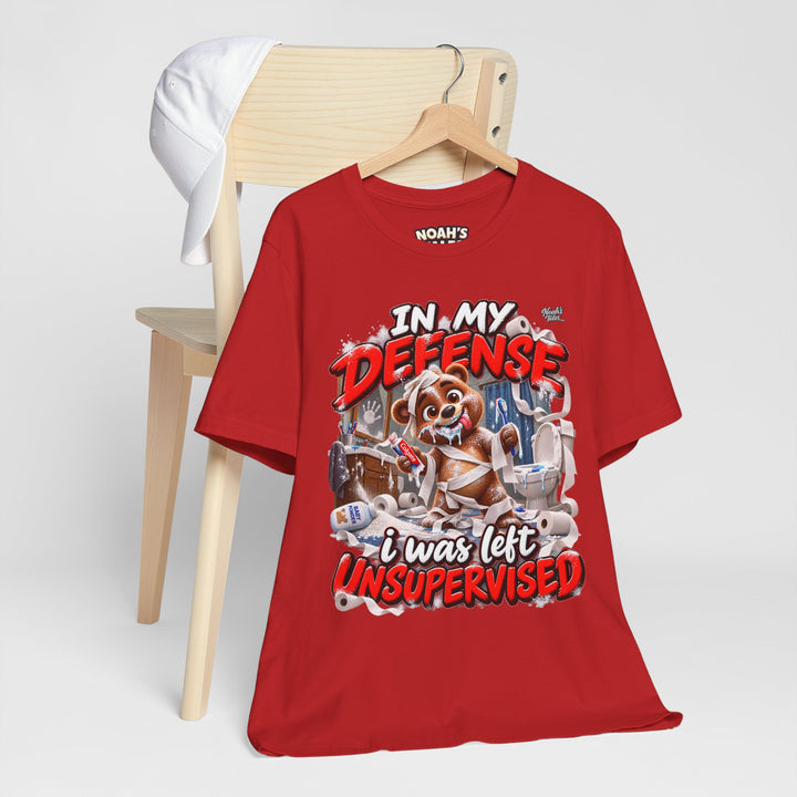 Noah’s Tales™ In My Defense I Was Left Unsupervised | Baxter Women's Bella T-Shirt