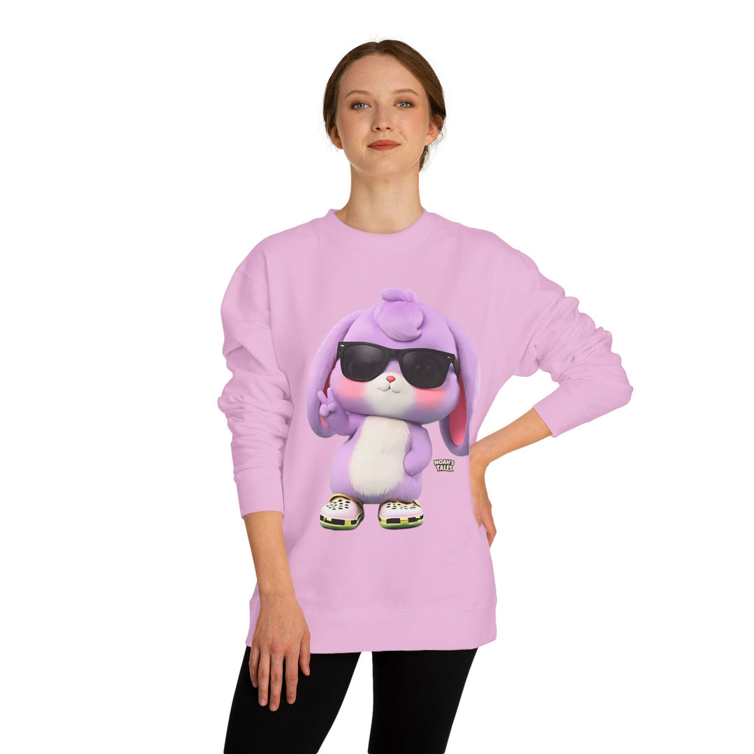 Noah’s Tales™ Cool Lilac Women's Crew Neck Sweatshir