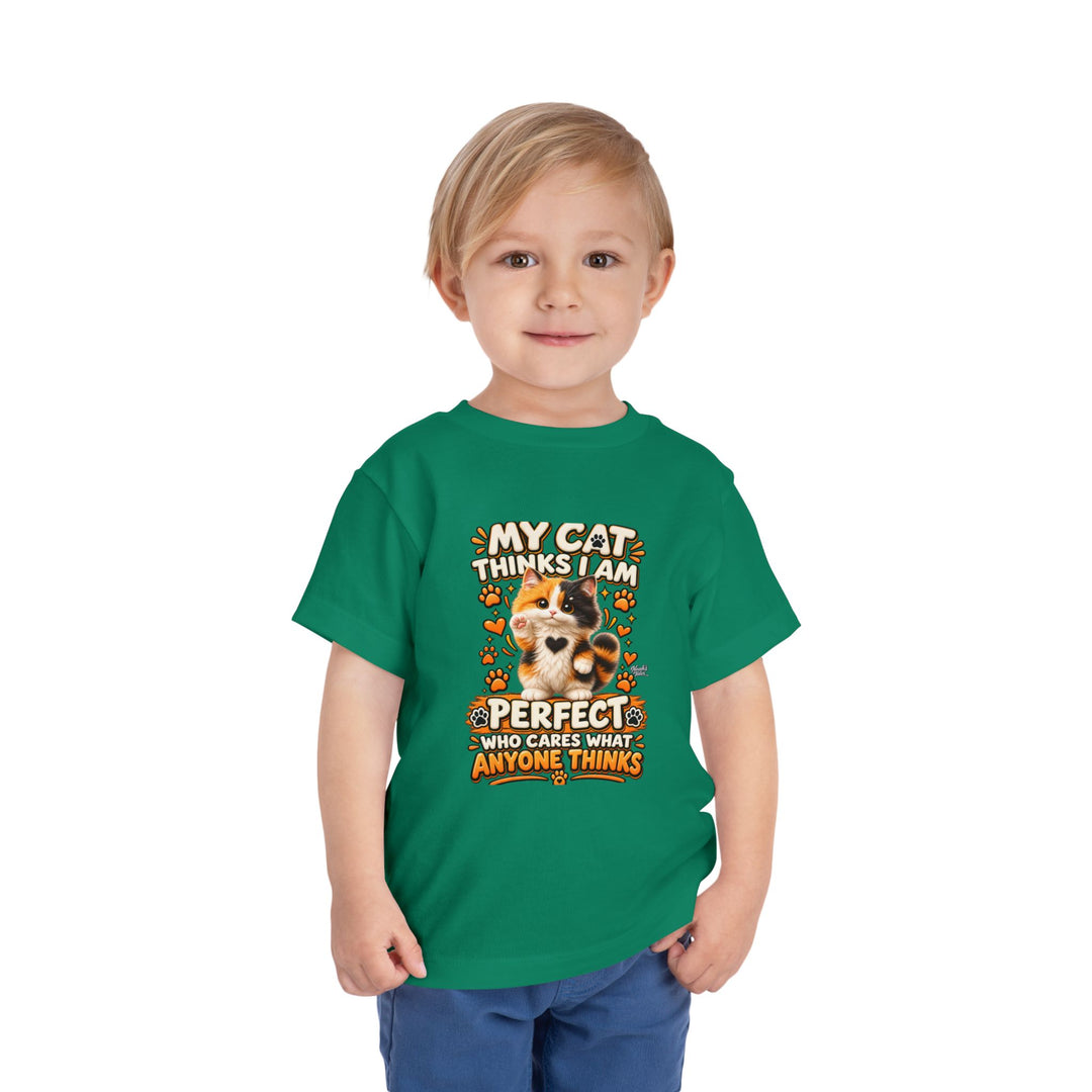 Noah’s Tales™ My Cat Thinks I Am Perfect | Tommy Boy's T-Shirt