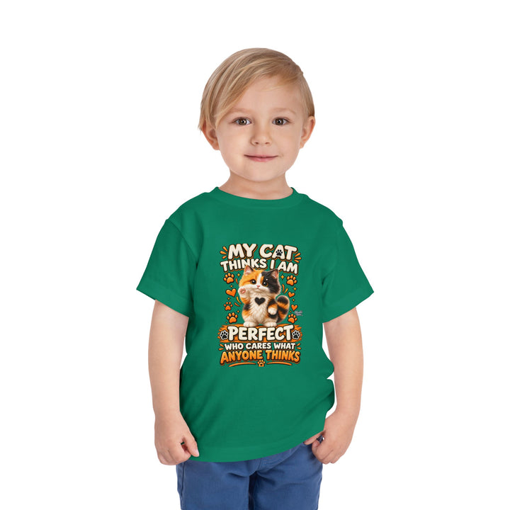 Noah’s Tales™ My Cat Thinks I Am Perfect | Tommy Boy's T-Shirt