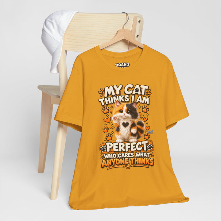 Noah’s Tales™ My Cat Thinks I Am Perfect | Tommy Women's Bella T-Shirt