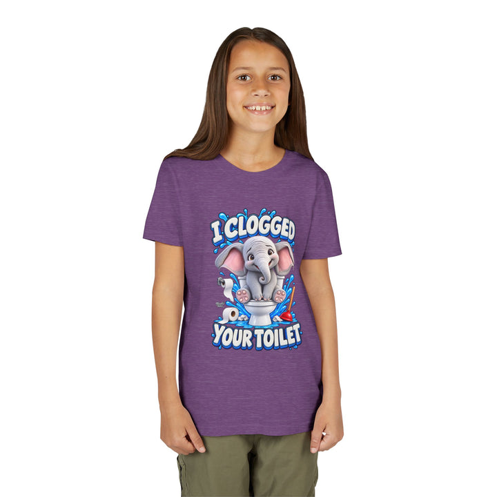 Noah’s Tales™ I Clogged Your Toilet | Ellie Belle Girl's Bella T-Shirt