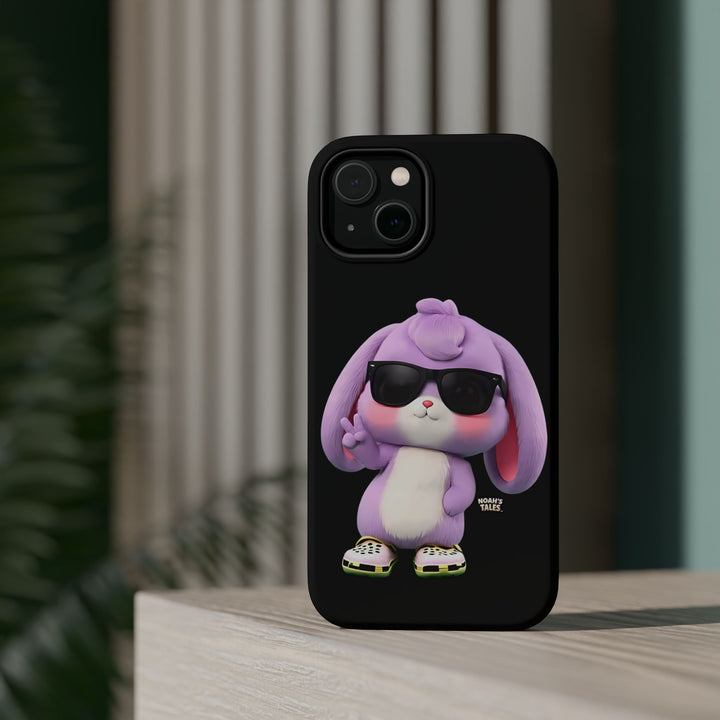 Noah’s Tales™ Lilac Phone Case Vibrant Protective cover Fun Gift for Kids and Teens Unique Cartoon Design